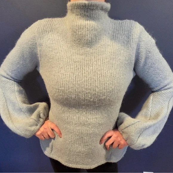 Alexander McQueen Gray Turtleneck Sweater - Picture 7 of 9